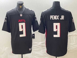 Men's NFL Atlanta Falcons #9 Michael Penix Jr Black 2024 Draft F.U.S.E. Vapor Untouchable Limited Football Stitched Jersey