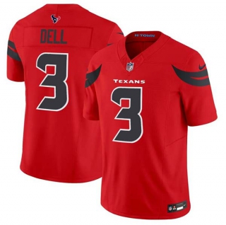 Men's NFL Houston Texans #3 Tank Dell Red 2024 Alternate F.U.S.E Vapor Football Stitched Jersey