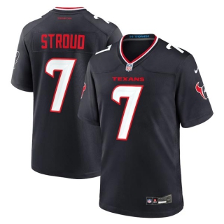 Men's NFL Houston Texans #7 C.J. Stroud Navy Nike 2024 Vapor F.U.S.E. Limited Stitched Jersey