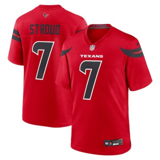 Men's NFL Houston Texans #7 C.J. Stroud Red 2024 Alternate F.U.S.E Vapor Football Stitched Jersey