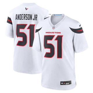 Men's NFL Houston Texans #51 Will Anderson Jr. White Nike 2024 Vapor F.U.S.E. Limited Football Stitched Jersey