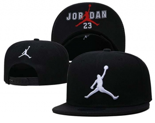 Wholesale Air Jordan Brand Black Embroidered Snapback Hats 6015