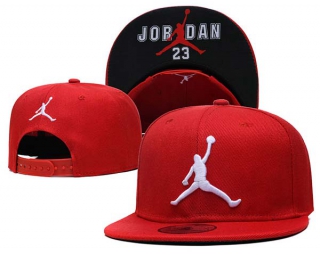 Wholesale Air Jordan Brand Red Embroidered Snapback Hats 6018