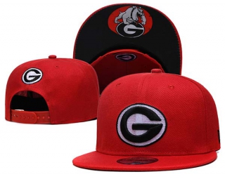 NCAA Georgia Bulldogs New Era Red Basic 9FIFTY Snapback Hat 6002