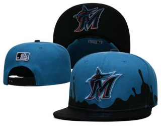 MLB Miami Marlins New Era Blue 9FIFTY Snapback Hat 6008