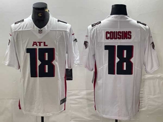 Men's NFL Atlanta Falcons #18 Kirk Cousins White Vapor Untouchable Limited Stitched Jersey