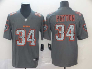 Men's NFL Chicago Bears #34 Walter Payton Gray Static Stitched Vapor Untouchable Limited Jersey