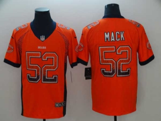 Men's NFL Chicago Bears #52 Khalil Mack Orange Vapor Limited Nike Stitched Jersey