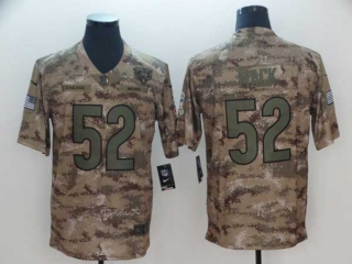 Men's NFL Chicago Bears #52 Khalil Mack Camo Salute To Service USA Flag Stitched Nike Limited Jersey