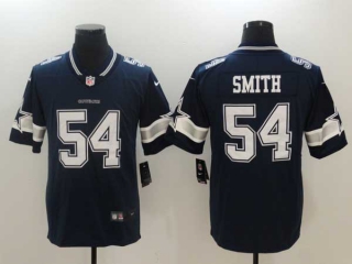 Men's NFL Dallas Cowboys #54 Jaylon Smith Navy Blue Team Color Stitched Vapor Untouchable Limited Jersey