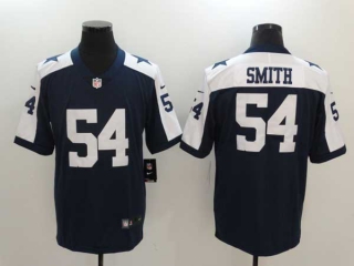 Men's NFL Dallas Cowboys #54 Jaylon Smith Navy Vapor Untouchable Stitched Nike Limited Jersey