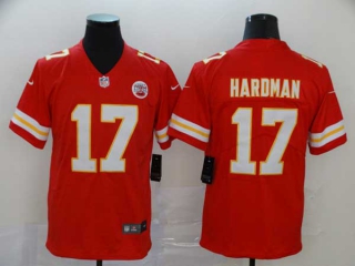 Men's NFL Kansas City Chiefs #17 Mecole Hardman Red Vapor Untouchable Stitched Nike Limited Jersey