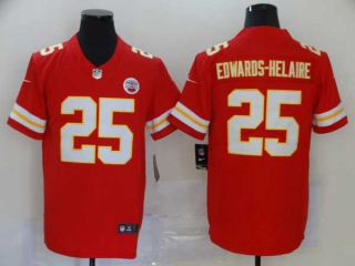 Men's NFL Kansas City Chiefs #25 Clyde Edwards-Helaire Red Vapor Untouchable Stitched Nike Limited Jersey