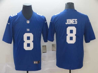 Men's NFL New York Giants #8 Daniel Jones Blue Vapor Untouchable Limited Nike Stitched Jersey