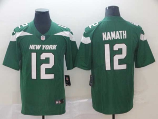 Men's NFL New York Jets #12 Joe Namath Green Vapor Untouchable Limited Stitched Jersey