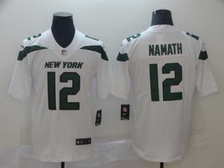 Men's NFL New York Jets #12 Joe Namath White Vapor Untouchable Nike Limited Stitched Jersey