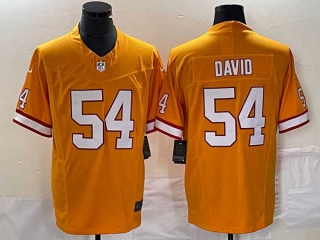 Men's NFL Tampa Bay Buccaneers #54 Lavonte David Orange Vapor F.U.S.E. Limited Stitched Jersey