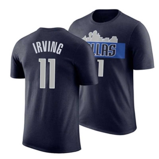 Men's NBA Dallas Mavericks Kyrie Irving Navy Statement Player T-Shirt