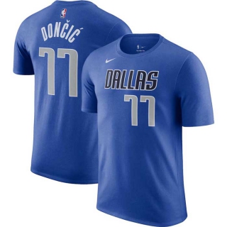 Men's NBA Dallas Mavericks Luka Dončić Nike Blue Icon 2022-23 Name & Number T-Shirt