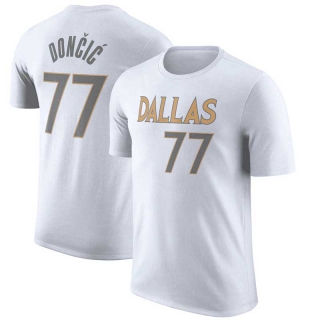 Men's NBA Dallas Mavericks Luka Dončić White City Edition T-Shirt