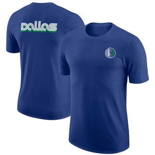 Men's NBA Dallas Mavericks Royal 2022-23 City Edition Courtside T-Shirts