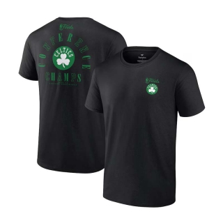 Men's NBA Boston Celtics Fanatics Black 2024 Eastern Conference Champions Perimeter Defense T-Shirt