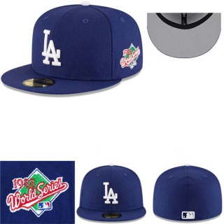 MLB Los Angeles Dodgers New Era Navy 1988 World Series Patch 59FIFTY Fitted Hat 0534