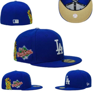 MLB Los Angeles Dodgers New Era Royal 1988 World Series State Flower 59FIFTY Fitted Hat 0535