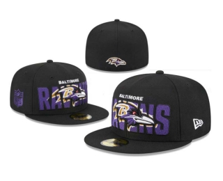 NFL Baltimore Ravens New Era Black 2023 NFL Draft 59FIFTY Fitted Hat 1101