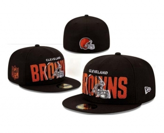 NFL Cleveland Browns New Era Brown 2023 NFL Draft 59FIFTY Fitted Hat 1101