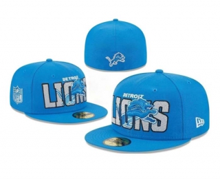 NFL Detroit Lions New Era Blue 2023 NFL Draft 59FIFTY Fitted Hat 1101