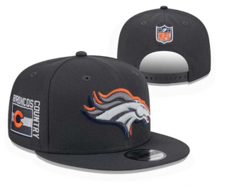 NFL Denver Broncos New Era Graphite 2024 Draft Broncos Country Patch 9FIFTY Snapback Cap 3053