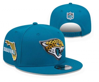 NFL Jacksonville Jaguars New Era Teal 2024 Draft DUUUVAL Patch 9FIFTY Snapback Cap 3005