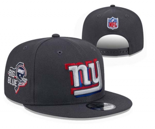 NFL New York Giants New Era Graphite 2024 Draft Big Blue Patch 9FIFTY Snapback Cap 3033