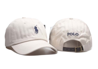 Wholesale Polo Ralph Lauren Curved Brim Embroidered Baseball Adjustable Cap Cream 5004