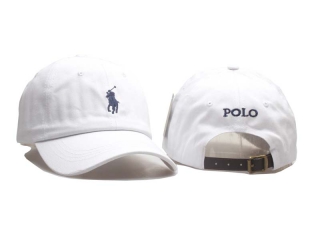 Wholesale Polo Ralph Lauren Curved Brim Embroidered Baseball Adjustable Cap White 5007