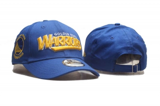 NBA Golden State Warriors New Era Blue Curved Brim Throwback 9TWENTY Adjustable Cap 5002