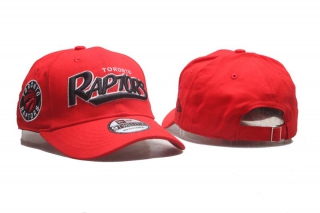 NBA Toronto Raptors New Era Red Curved Brim Throwback 9TWENTY Adjustable Cap 5002