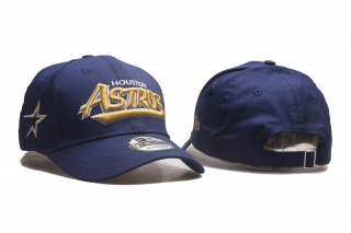 MLB Houston Astros New Era Navy Throwback Curved Brim 9TWENTY Adjustable Cap 5003