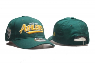 MLB Oakland Athletics New Era Green Throwback Curved Brim 9TWENTY Adjustable Cap 5003