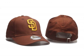 MLB San Diego Padres New Era Brown The League Curved Brim 9TWENTY Adjustable Cap 5002