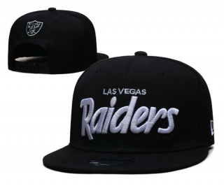 NFL Las Vegas Raiders New Era Black Script 9FIFTY Snapback Hat 6078