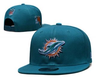 NFL Miami Dolphins New Era Aqua 2024 NFL Draft Go Fins Patch 9FIFTY Snapback Hat 6048