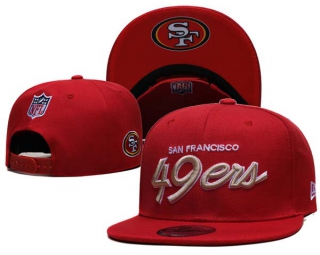 NFL San Francisco 49ers New Era Scarlet Main Script 9FIFTY Snapback Hat 6069