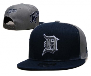 MLB Detroit Tigers New Era Navy Gray Gameday Sideswipe 9FIFTY Snapback Hat 6009