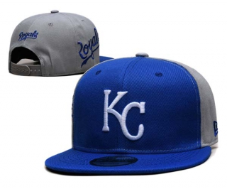 MLB Kansas City Royals New Era Royal Gray Gameday Sideswipe 9FIFTY Snapback Hat 6015