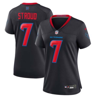 Women's NFL Houston Texans #7 C.J. Stroud Navy 2024 2nd Alternate F.U.S.E Vapor Football Stitched Jersey