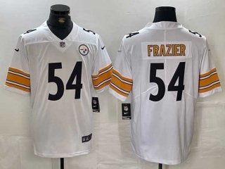 Men's NFL Pittsburgh Steelers #54 Zach Frazier White Vapor Untouchable Limited Stitched Jersey