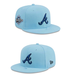 MLB Atlanta Braves New Era Light Blue 1995 World Series 9FIFTY Snapback Hat 2057