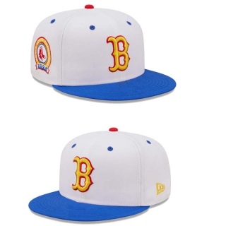 MLB Boston Red Sox New Era White Royal 2004 World Series Champions Cherry Lolli 9FIFTY Snapback Hat 2060